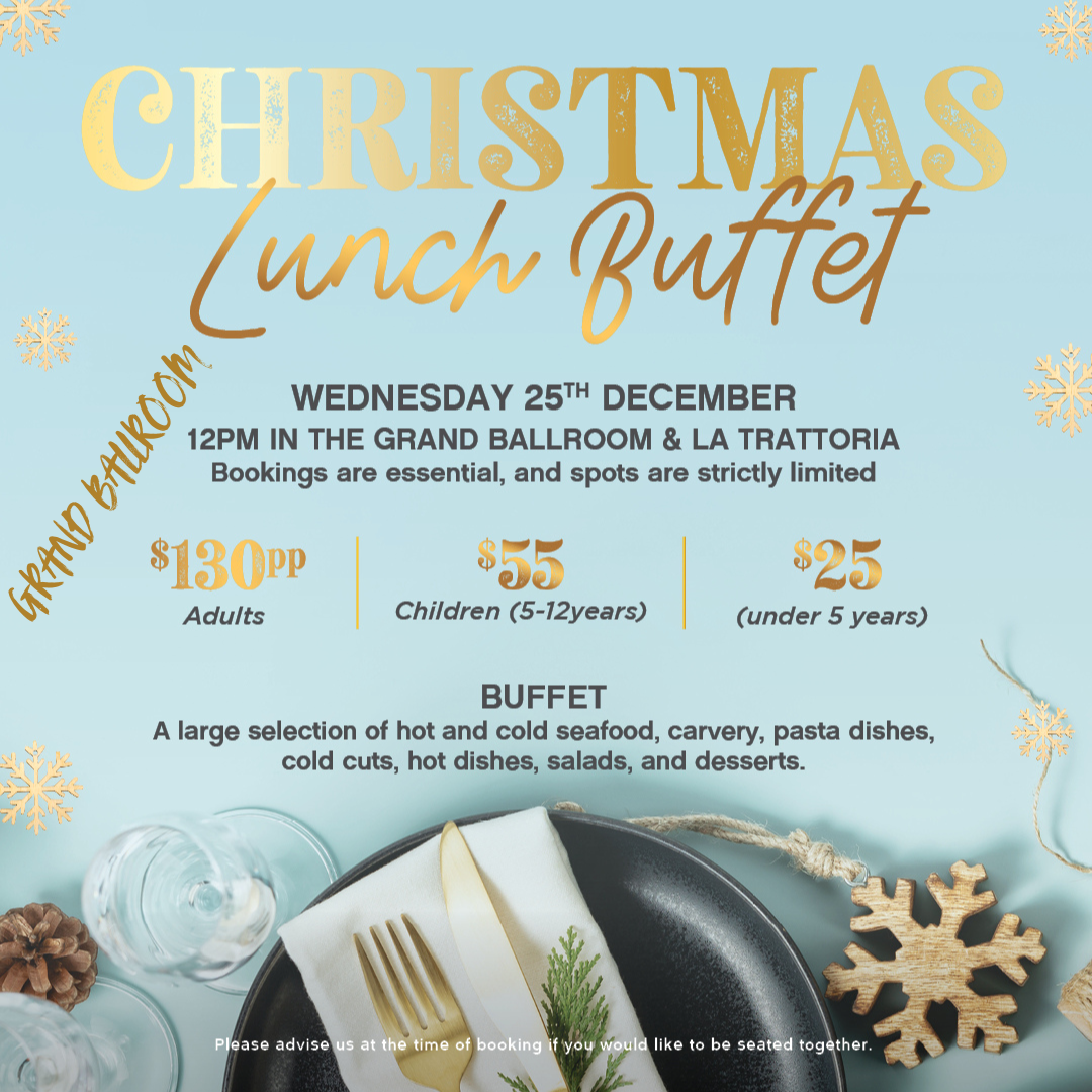 Christmas Lunch Buffet (Grand Ballroom) – Sold Out